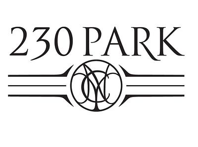 230 Park Avenue branding design graphic design logo real estate typography