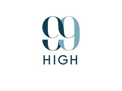 99 High Street - Boston branding design graphic design logo real estate typography