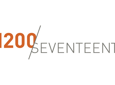 1200 Seventeenth - DC branding design graphic design logo real estate typography