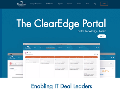 Website Refresh - ClearEdge Partners branding graphic design website