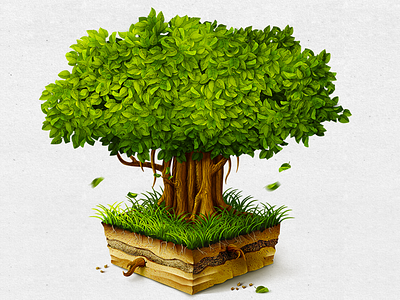 Banyan Tree Mac OS icon app icon leaf macos root tree