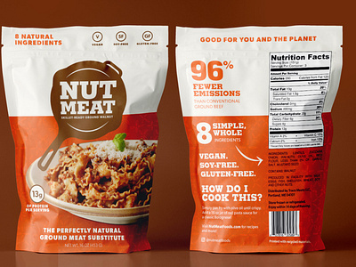 Nut Meat Packaging Mockup