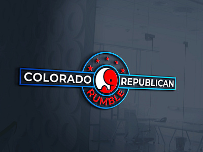 Colorado Republican Rumble Logo Design
