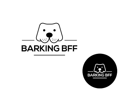 Barking Bff branding design flat graphic design illustration illustrator logo professional design vector