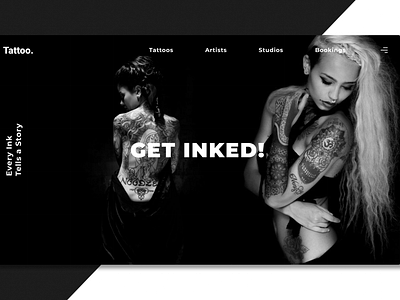 Tattoo Website Concept