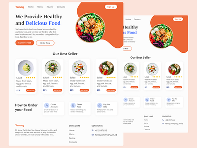 Food Ordering Landing Page