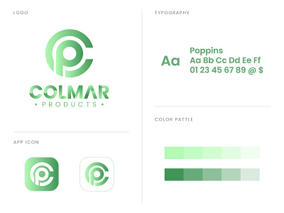 Colmar Products logo | Monogram Logo 3d logo free logo graphic design logo green logo letter logo letter mark logo logo logo idea logo maker logo today logodaily logodesign logoinspirations logomaker logomarca logomark minimal logo monogram logo shadhin9972 shakil ahmed