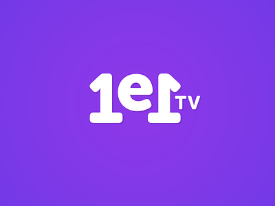 1e1.tv Logo Design corporate identity identity logo logo design logodesign
