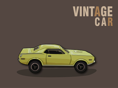 Vintage Car illustration sedan vector vintage vintagecar