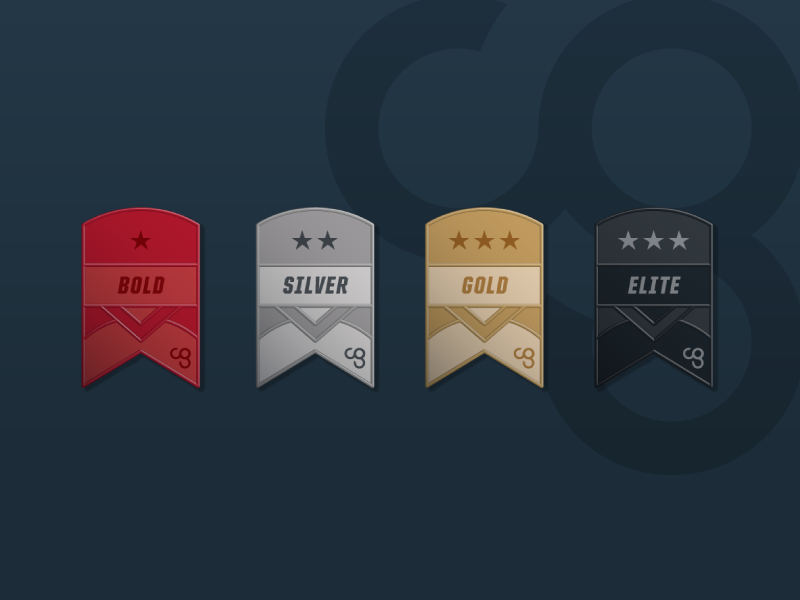 CG Badges by Esteban Marquez for Tilted Chair on Dribbble