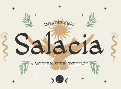 Salacia - Modern Serif Typeface aesthetic apparel authentic branding classic clean crafted distinc elegant headlines minimalist modern packaging serif versatile