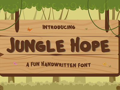 Jungle Hope - a Fun Handwritten Font