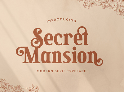 Secret Mansion – Modern Elegant Serif authentic branding brochure casual classic classy clean corporate crafted desktop e pub elegant font instagram magazine opster packaging quotes versatile