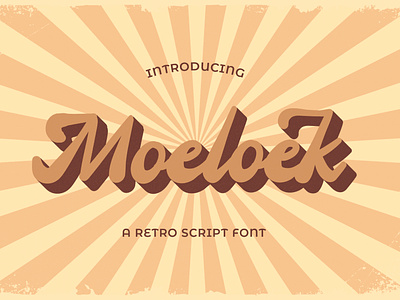 Moeloek - Retro Bold Display Script