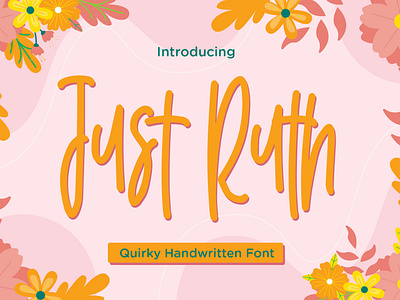 Just Ruth - Quirky Handwritten Font