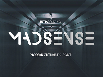 Madsense – Modern Futuristic Font