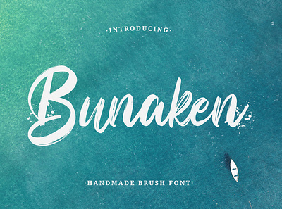 Bunaken - Handmade Brush Font apparel brand branding clean font handmade instagram invitation life style logo packaging playful poster