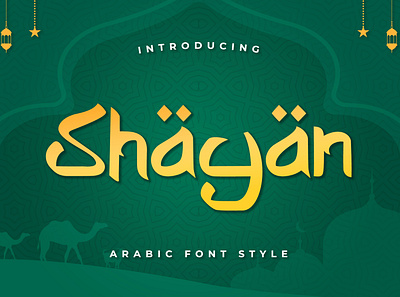 Shayan - Arabic Font apparel arabian nights arabic awesome ballanced book certificate desert display elegant food headings islamic letters logotype luxurious menu modern non western