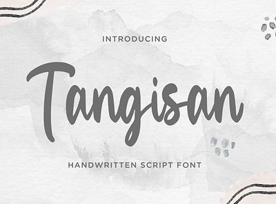 Tangisan - Handwritten Script beautiful blogs branding calligraphy diary handwritten home decoration font instagram invitaional lettering lettern mockup modern notepad popular poster quotes social media thin