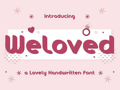 Weloved - Romantic Display Font