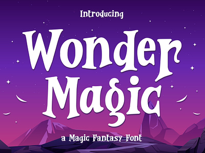 Wonder Magic – a Magic Fantasy Font