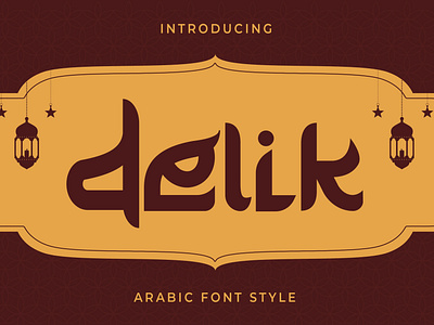 Delik – Arabic Font apparel arabian nights arabic awesome ballanced book certificate desert display elegant food headings ied islam islamic letters logotype luxurious menu