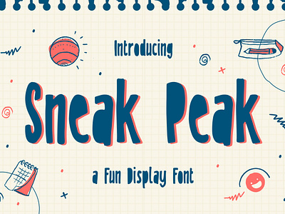 Sneak Peak – A Fun Display Font