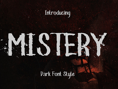 Mistery - Dark Font novel