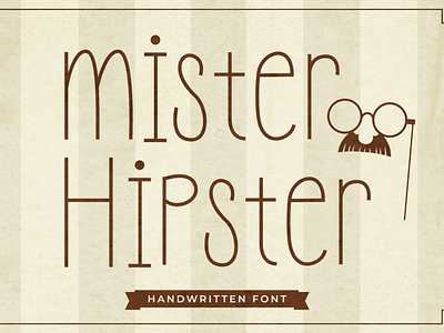 Mister Hipster - Fun Handwritten Font