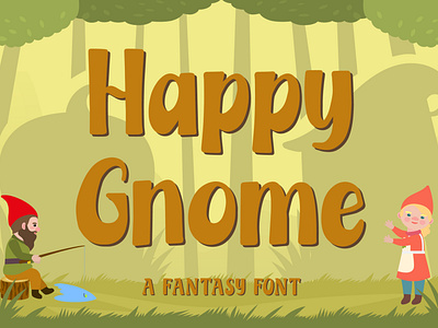 Happy Gnome - Fantasy Font