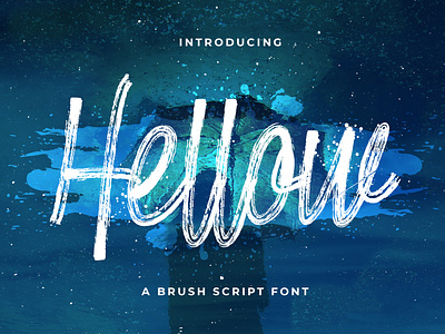 Hellow - Brush Script Typeface