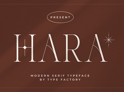 Hara - Modern Serif 2021 apparel classy display font elegant invitation minimalist modern photoshoot serif stylish thin wedding