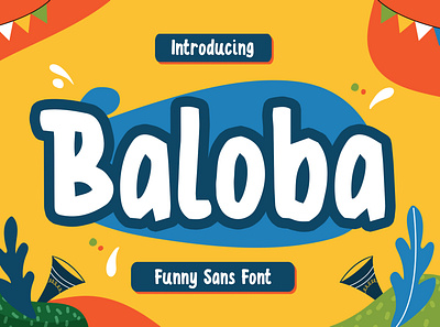 Baloba - Funny Sans cartoon donuts fun funny mugs playful popular quotes sans sans serif