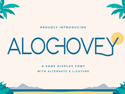 Alochovey - Sans Display apparel branding cool design display font great illustration logo modern poster quotes sans ui unique