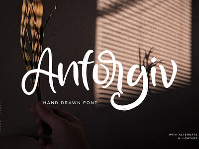 Anforgiv - Hand Drawn Font