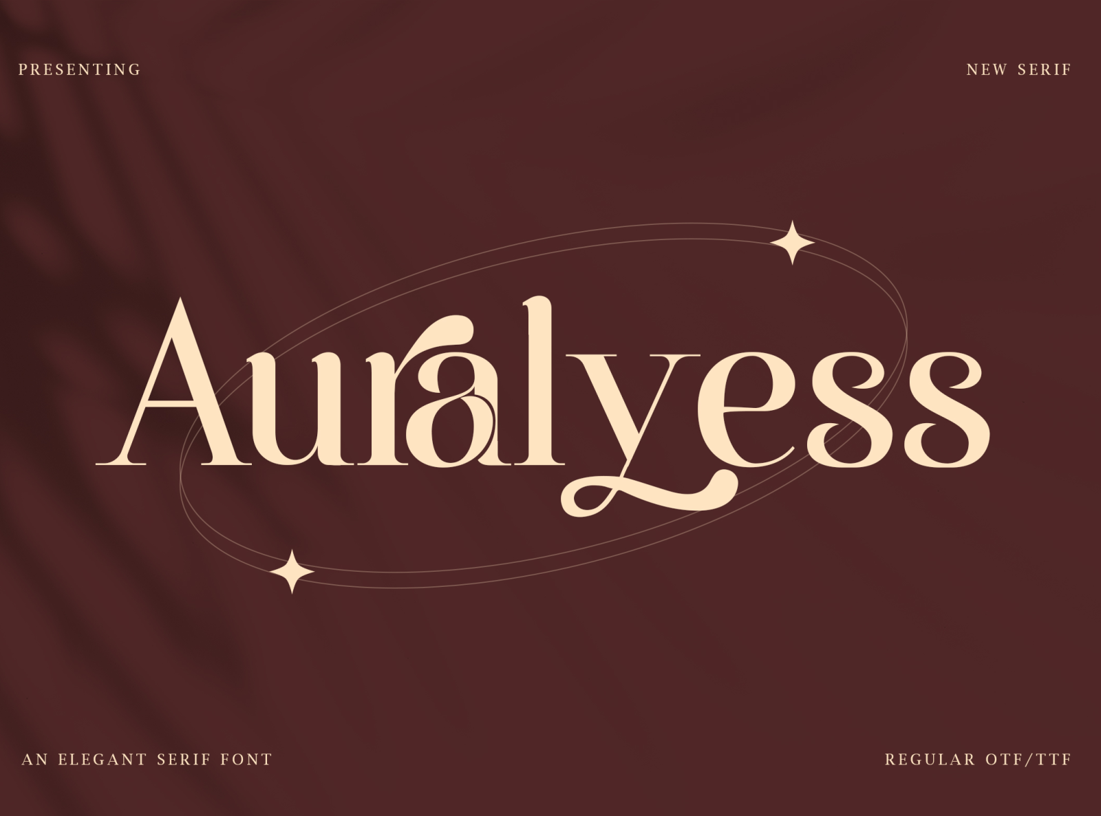 Auralyess - Elegant Serif Font by TypeFactory Co on Dribbble