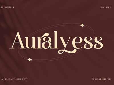 Auralyess - Elegant Serif Font