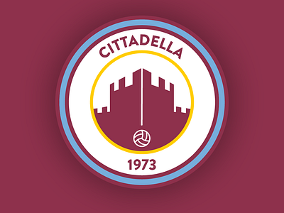 Cittadella Crest Redesign cittadella crest football football crest logo redesign soccer soccer badge sport