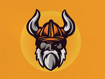 Vikings helmet Illusttration. design illustration logo
