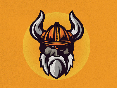 Vikings helmet Illusttration.