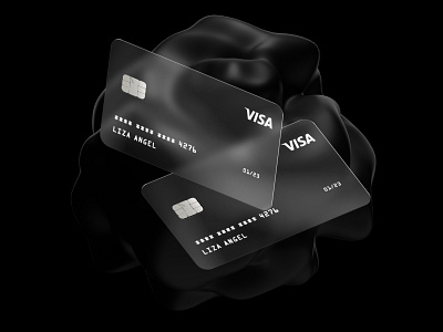 Glassmorphism Credit Card Design card creditcard dark effect figma glass glassmorphism style ui ux