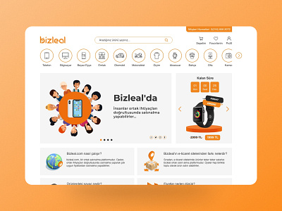 Bizleal E-Commerce Website