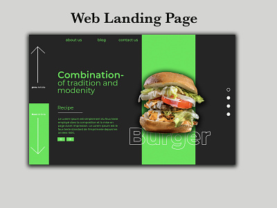 Website Landing Page Design branding graphic design social media post ty typography ui