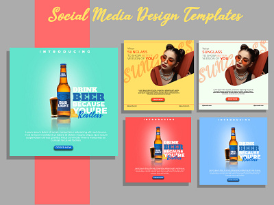 Social Media Design Template branding graphic design social media post typography
