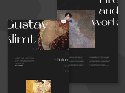 Concept for Gustav Klimt museum