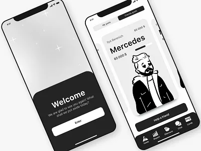 Money-saving app💵 app design figma illustration photoshop typography ui ux