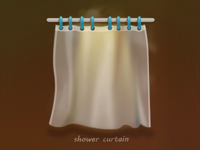 Shower Curtain design icon icons logo ui