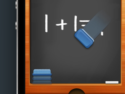 My Blackboard blackboard chalk design icon iphone ui wood