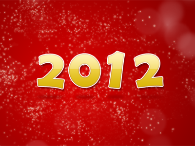 2012 2012 design icon iphone new year number red ui
