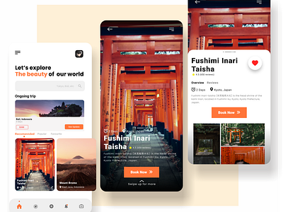 Travel App Mobile Design